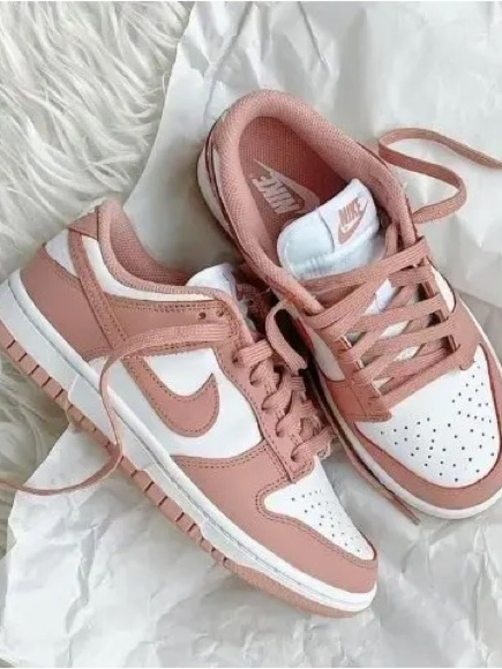 brand new “rose whisper” nike dunks